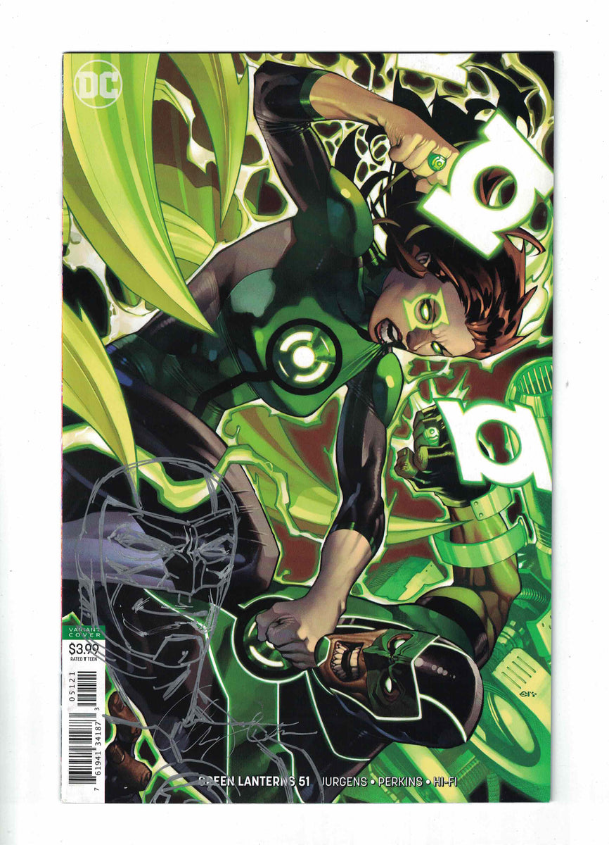 Green Lanterns 51 Chris Stevens Remarked and Signed W/COA Outer