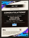 2021 Topps Finest WWE Roster Auto Red Refractor 1/5 Mia Yim #RA-RE Auto