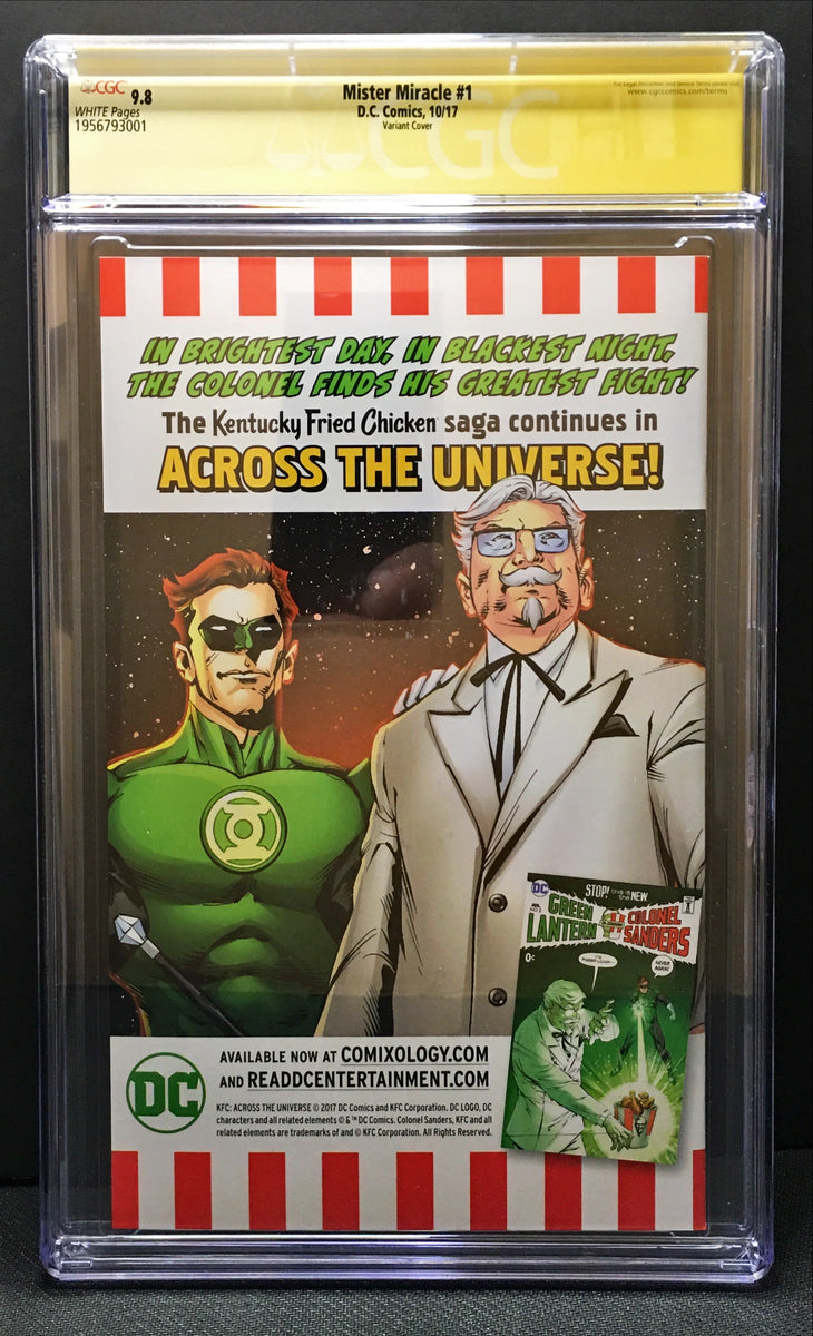 Mister Miracle #1 Variant Edition CGC 9.8 SS SIGNED BY MITCH