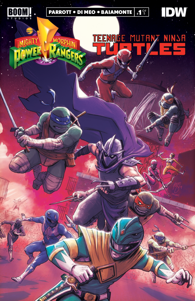 MIGHTY MORPHIN POWER RANGERS/TEENAGE MUTANT NINJA TURTLES #1 OUTER