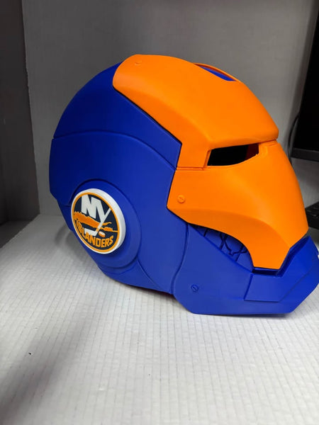3D PRINTED IRON MAN HELMET (NEW YORK ISLANDERS) – Outer Limits Boro