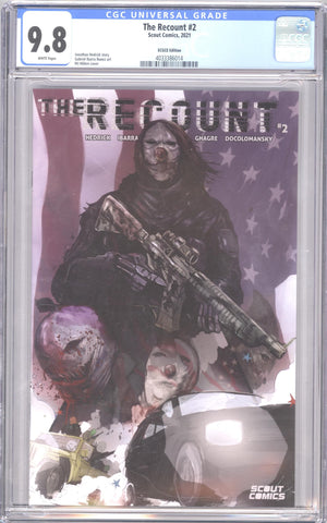 The Recount #2 ECGC Trade Dress Variant - Scout Comics CGC 9.8