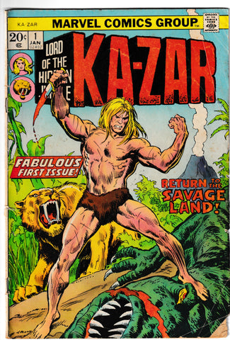 KA-ZAR #1 - 1974 - Savage Land