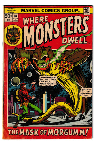 Where the Monsters Dwell #18 - 1972 - Bronze Age Marvel / HORROR