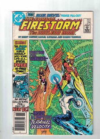 The Fury of Firestorm #24 - 1st Blue Devil - June 1984