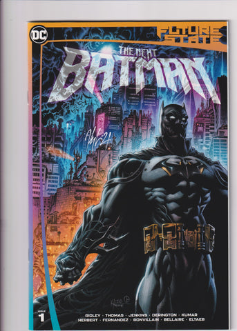 Future State: The Next Batman #1 - Kyle Hotz Exclusive Trade Signed w/COA