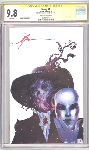 Mirka Andolfo's Mercy #1 Outer Limits Boro Exclusive CGC SS 9.8 SIGNED BY Jonathan Glapion