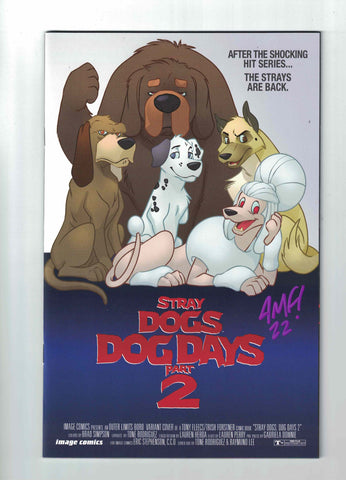 Stray Dogs Dog Days #2 - OLB Exclusive -Tony Fleecs Signed W/COA