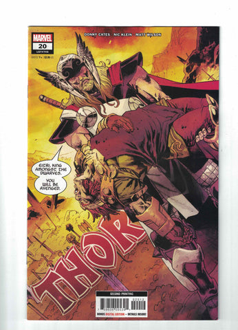 THOR #20 - 2nd Print - 1st God of Hammers