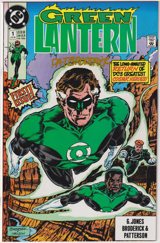 Green Lantern #1 signed by Pat Broderick w/COA
