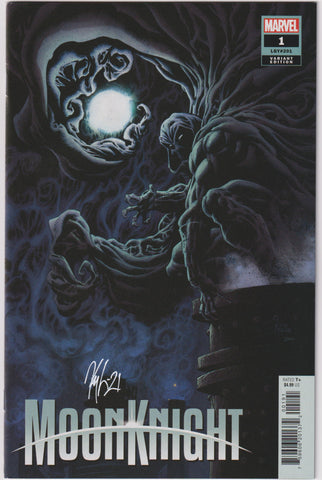 Moon Knight #1 Kyle Hotz 1:25 Ratio Variant Signed w/COA