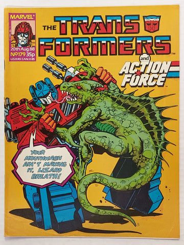 TRANSFORMERS MAGAZINE #179 (1988) AUGUST 20th