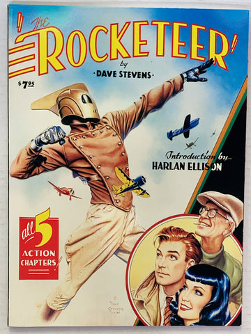 The Rocketeer All 5 Action Chapters Dave Stevens 1985 & Official Movie Magazine