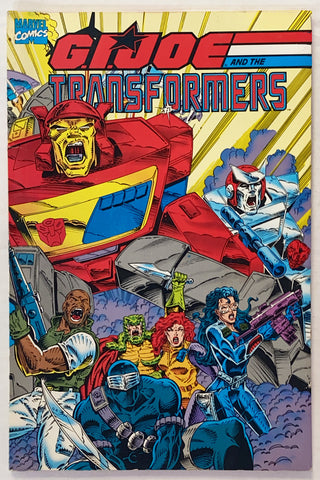GI Joe and The Transformers Graphic Novel TPB Marvel 1st Printing (1993)