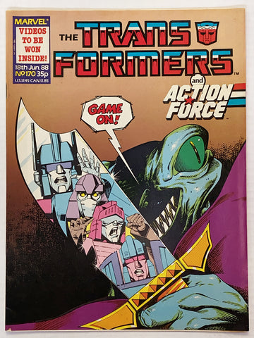 TRANSFORMERS MAGAZINE #170 (1988) JUNE 18th
