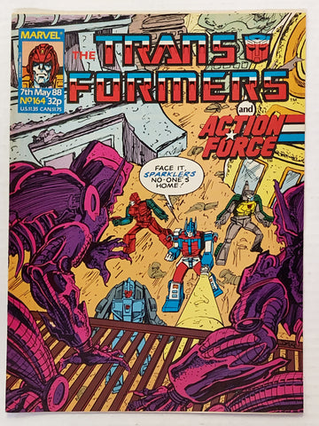 TRANSFORMERS MAGAZINE #164 (1988) May 7th