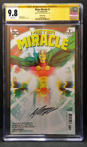 Mister Miracle #1 Variant Edition CGC 9.8 SS SIGNED BY MITCH GERADS  DC COMICS