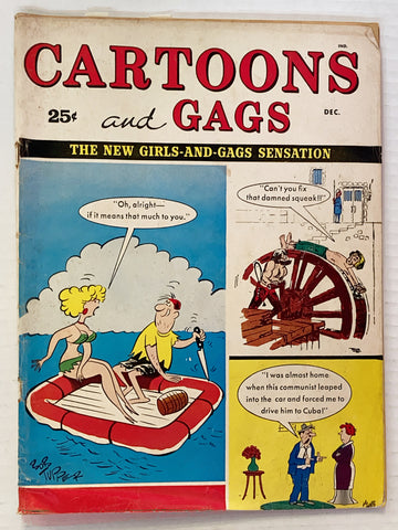 Cartoons and Gags December 1963 Vol. 6 No. 6 New Girls-and-Gags