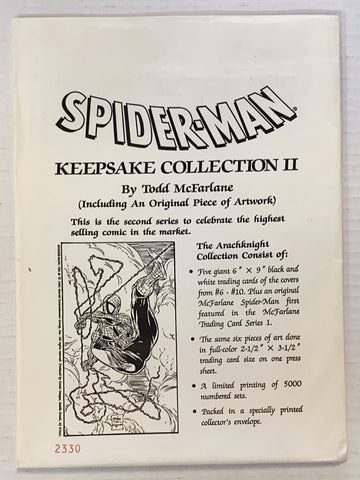 SPIDER-MAN #2 KEEPSAKE COLLECTION 2 by TODD MCFARLANE LMTD # 2330/5000