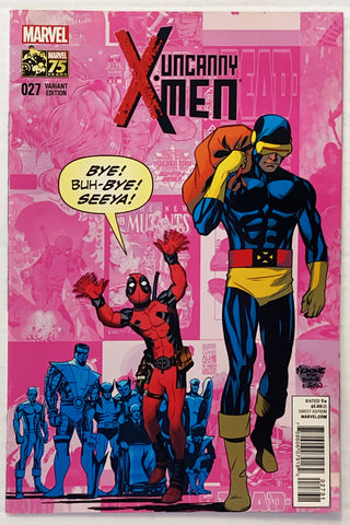 Uncanny X-Men #27 (2013) McKone Deadpool 75th Anniversary Variant