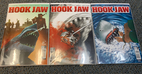 Hook Jaw #1 #2 #4 - LOT of 3 books