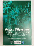Power Rangers Unlimited Edge of Darkness #1Cvr B variant signed w/COA by Frank Gogol